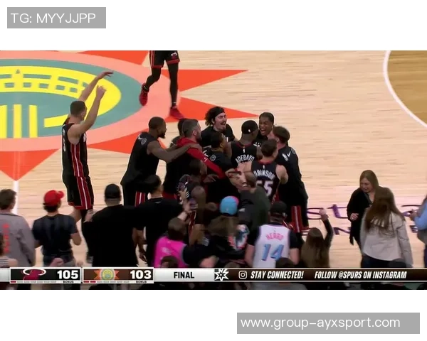 马刺与热火上半场激战正酣文班表现抢眼阿德巴约领军反击